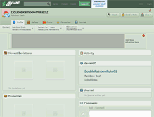 Tablet Screenshot of doublerainbowpuke02.deviantart.com