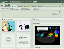 Tablet Screenshot of gibsy24.deviantart.com