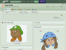 Tablet Screenshot of micue-kirby.deviantart.com