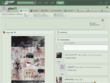 Tablet Screenshot of pflee77.deviantart.com