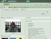 Tablet Screenshot of callmekaos.deviantart.com