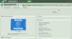 Desktop Screenshot of gibsoncountyhumane.deviantart.com