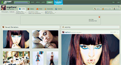 Desktop Screenshot of angelhand.deviantart.com