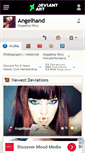 Mobile Screenshot of angelhand.deviantart.com