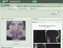 Tablet Screenshot of modstar.deviantart.com