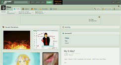 Desktop Screenshot of eilee.deviantart.com