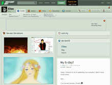 Tablet Screenshot of eilee.deviantart.com