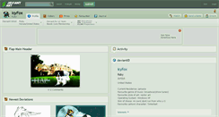 Desktop Screenshot of icyfox.deviantart.com