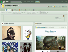 Tablet Screenshot of kitsune-kit-kaguya.deviantart.com