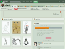Tablet Screenshot of hokg-a6.deviantart.com