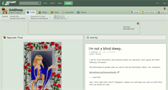 Desktop Screenshot of goldsheep.deviantart.com