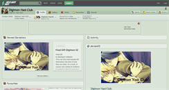 Desktop Screenshot of digimon-yaoi-club.deviantart.com