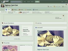 Tablet Screenshot of digimon-yaoi-club.deviantart.com