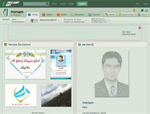 Tablet Screenshot of msnsam.deviantart.com