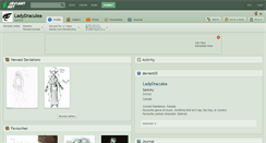 Desktop Screenshot of ladydraculea.deviantart.com