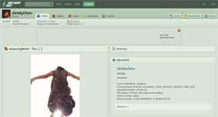 Desktop Screenshot of christychow.deviantart.com