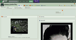 Desktop Screenshot of mistaken-eyedentitty.deviantart.com