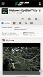 Mobile Screenshot of mistaken-eyedentitty.deviantart.com