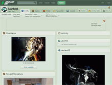 Tablet Screenshot of luanbest.deviantart.com