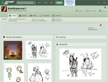 Tablet Screenshot of doodlespawner1.deviantart.com