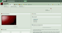 Desktop Screenshot of malestrom.deviantart.com