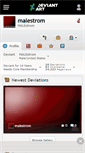 Mobile Screenshot of malestrom.deviantart.com
