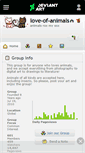 Mobile Screenshot of love-of-animals.deviantart.com