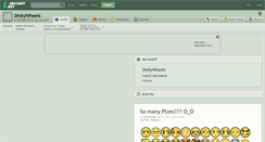 Desktop Screenshot of dinkywheels.deviantart.com
