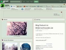 Tablet Screenshot of nastra.deviantart.com