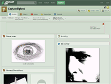 Tablet Screenshot of captainbigfoot.deviantart.com