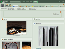 Tablet Screenshot of dare-aye.deviantart.com