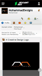 Mobile Screenshot of mohammaddesigns.deviantart.com