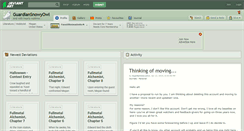 Desktop Screenshot of guardiansnowyowl.deviantart.com