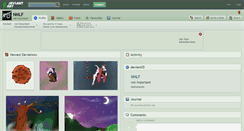 Desktop Screenshot of nmlf.deviantart.com