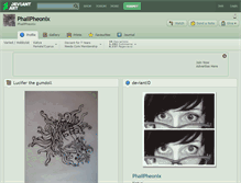 Tablet Screenshot of phailpheonix.deviantart.com