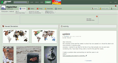 Desktop Screenshot of hippieotter.deviantart.com