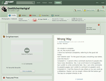 Tablet Screenshot of goettlichermarkgraf.deviantart.com