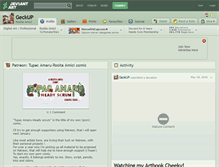 Tablet Screenshot of geckup.deviantart.com