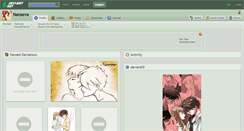 Desktop Screenshot of nanseva.deviantart.com