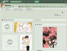 Tablet Screenshot of nanseva.deviantart.com