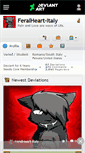 Mobile Screenshot of feralheart-italy.deviantart.com