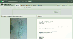 Desktop Screenshot of crackedbrain.deviantart.com
