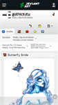 Mobile Screenshot of gothictutu.deviantart.com