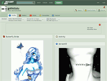 Tablet Screenshot of gothictutu.deviantart.com