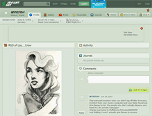 Tablet Screenshot of anncrow.deviantart.com