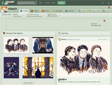 Tablet Screenshot of nihatch.deviantart.com