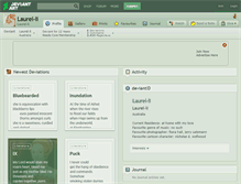 Tablet Screenshot of laurel-li.deviantart.com