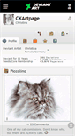 Mobile Screenshot of ckartpage.deviantart.com