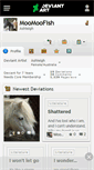 Mobile Screenshot of moomoofish.deviantart.com