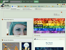 Tablet Screenshot of ky-sta.deviantart.com